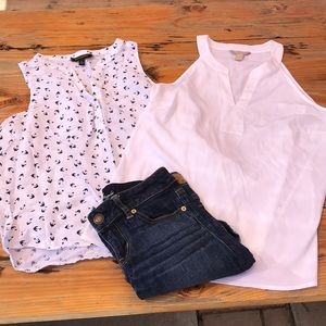 Banana republic summer top bundle!